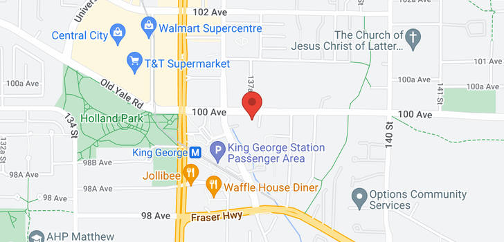 map of 4307 13750 100 AVENUE